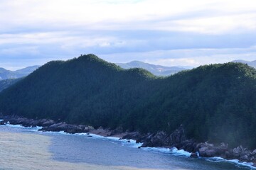 landscape with mountains