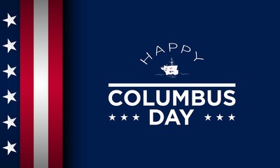 Columbus Day Background Design.