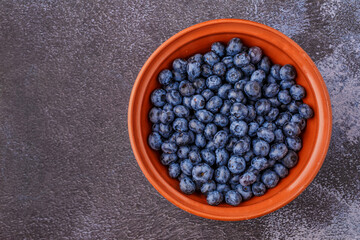 Fresh blueberry background. Blueberry Texture Close Blueberry Antioxidant Organic Superpeed Bowl Concept Healthy Nutrition