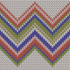 Cashmere zig zal lines knit texture geometric