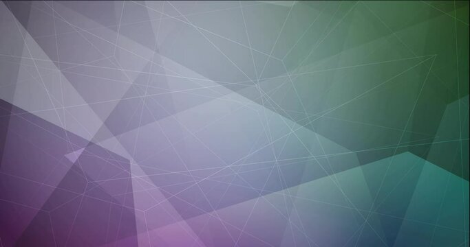4K looping dark multicolor polygonal abstract animation. Abstract holographic concept in motion style. Clip for mobile apps. 4096 x 2160, 30 fps. Codec Photo JPEG.