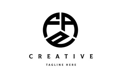 FAP creative circle three letter logo