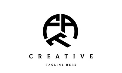 FAT creative circle three letter logo