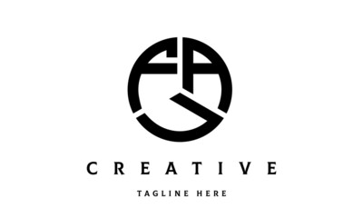 FAU creative circle three letter logo