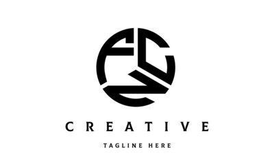FCN creative circle three letter logo