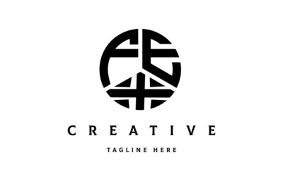 FEX creative circle three letter logo