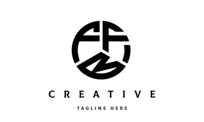 FFB creative circle three letter logo