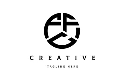 FFC creative circle three letter logo