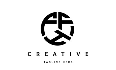 FFH creative circle three letter logo