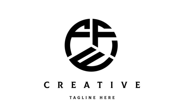 FFE creative circle three letter logo