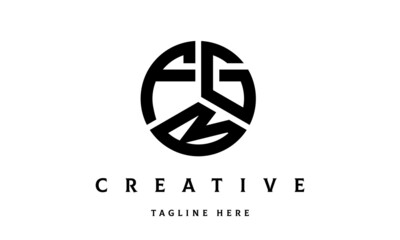 FGB creative circle three letter logo