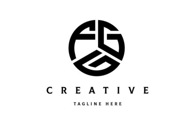 FGG creative circle three letter logo