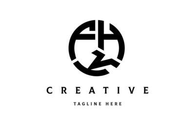 FHK creative circle three letter logo