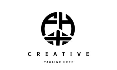 FHX creative circle three letter logo
