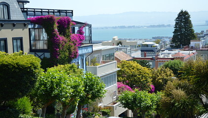 Lombard Street in San Francisco, Kalifornien