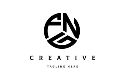 FNG creative circle three letter logo