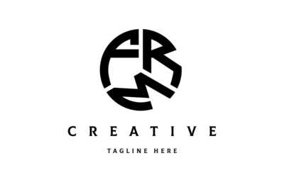FRM creative circle three letter logo