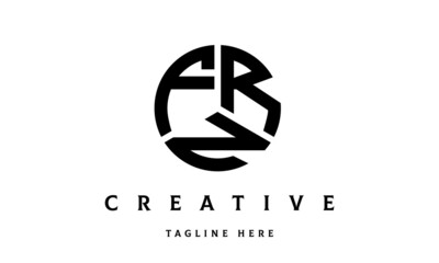 FRN creative circle three letter logo
