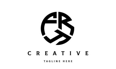 FRY creative circle three letter logo