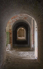 Fototapeta na wymiar Abandoned fort number 8 