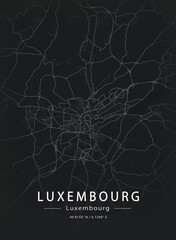 Map of Luxembourg