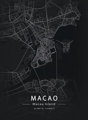 Map of Macao