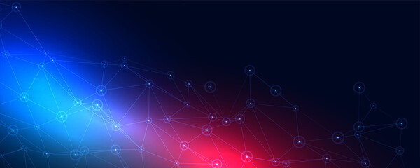 abstract digital banner with wire mesh