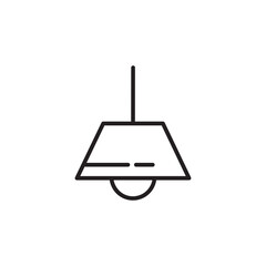 Fototapeta premium chandelier icon vector design illustration