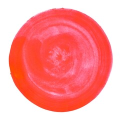 Wasserfarbe Kreis in rot