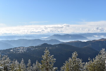 Beautiful view from mountain Tornik, Zlatibor. Beautiful place in Serbia.