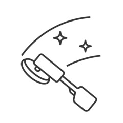 Polishing machine, linear icon.