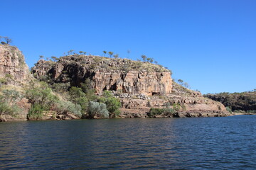Fototapeta na wymiar The Katherine Gorge in Australia's Northern territory.