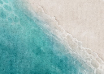 A AQUARELLE BEACH TEXTURE ILLUSTRATION