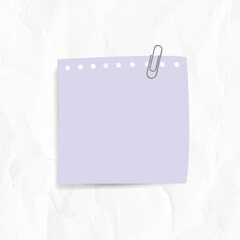 Purple reminder note sticker vector