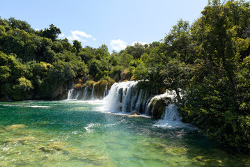 Obraz premium waterfall in Krka National Park