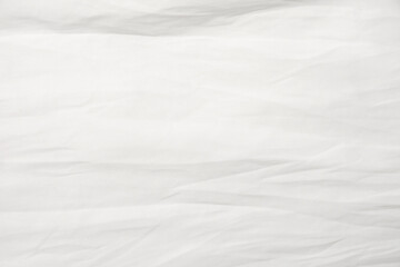 Ripple white fabric texture background.