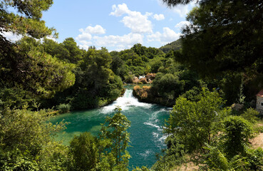waterfall in Krka National Park