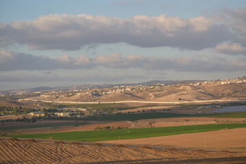 view of landscape with fields