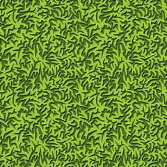 Behang Groen Groen naadloos patroon in vector EPS 8