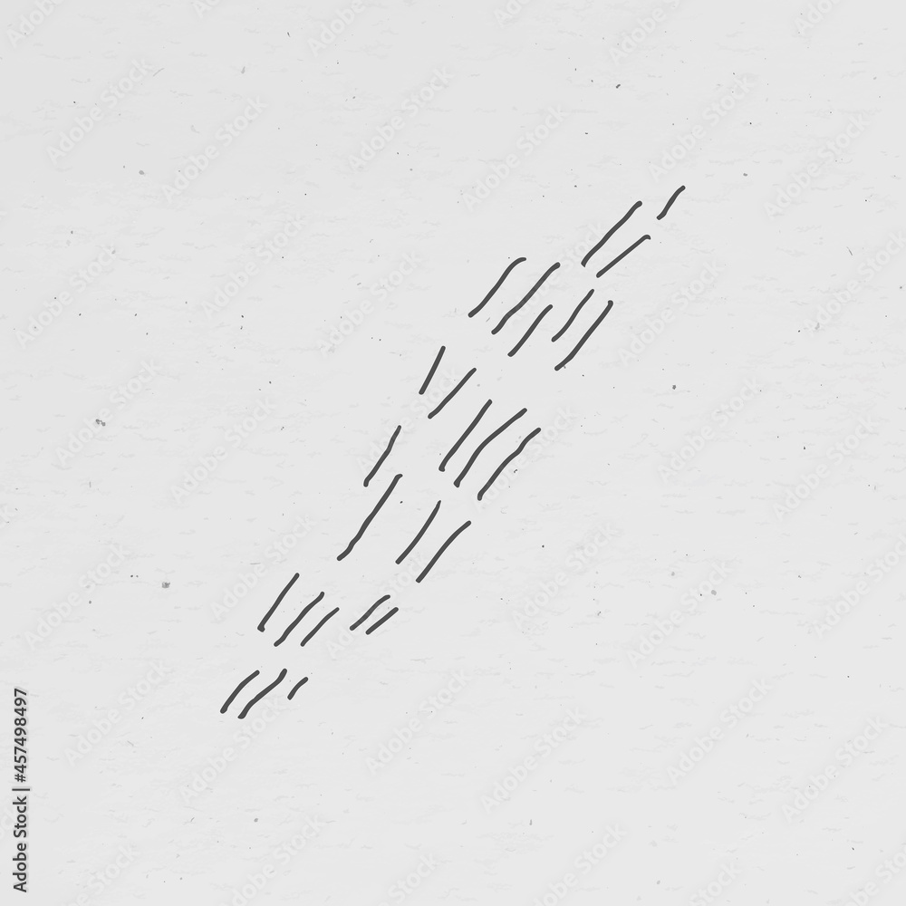 Poster hand drawn scribble dashed lines design element vector