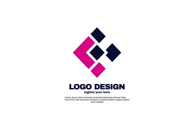 stock illustrator business company design logo corporate branding identity template