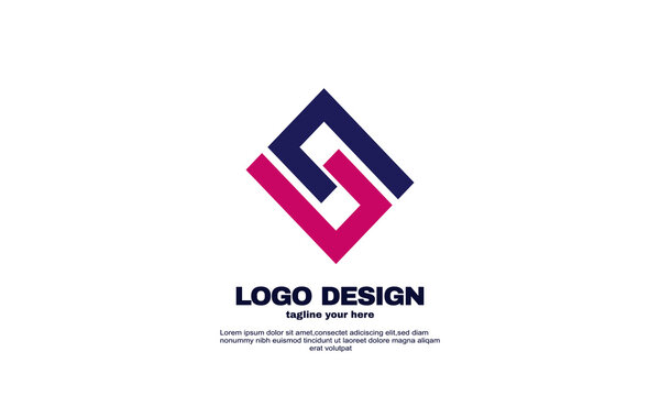 stock vector abstract business company design logo corporate identity template colorful