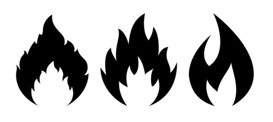 Flame vector icon