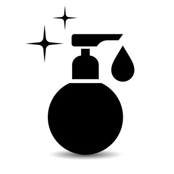 recommend clip art: Liquid soap dispenser vector icon
