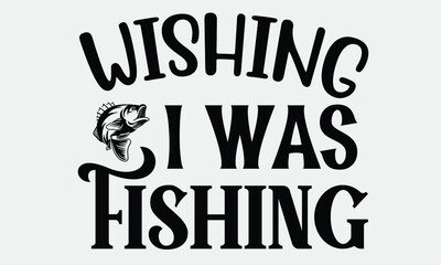 Obraz premium New Fishing SVG Quotes Design Template