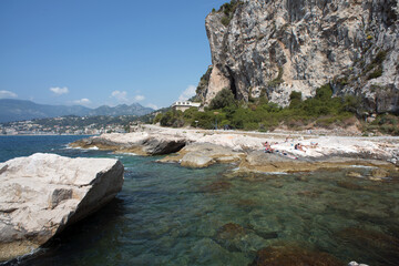 rocky coast of the sea france 