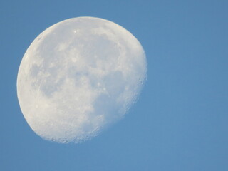 Lune en journée