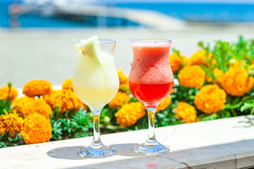 cocktail on the beach