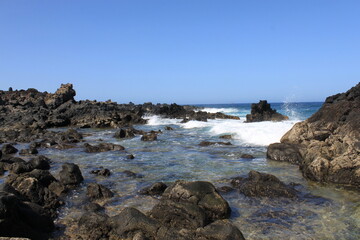 Obraz premium Lanzarote sea