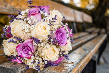 The wedding bouquet